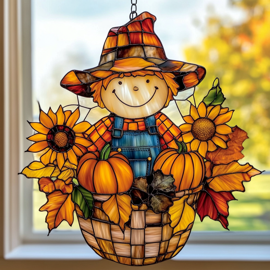 Autumn Leaves Radiance - Window Hanging Suncatcher NCU0PD176