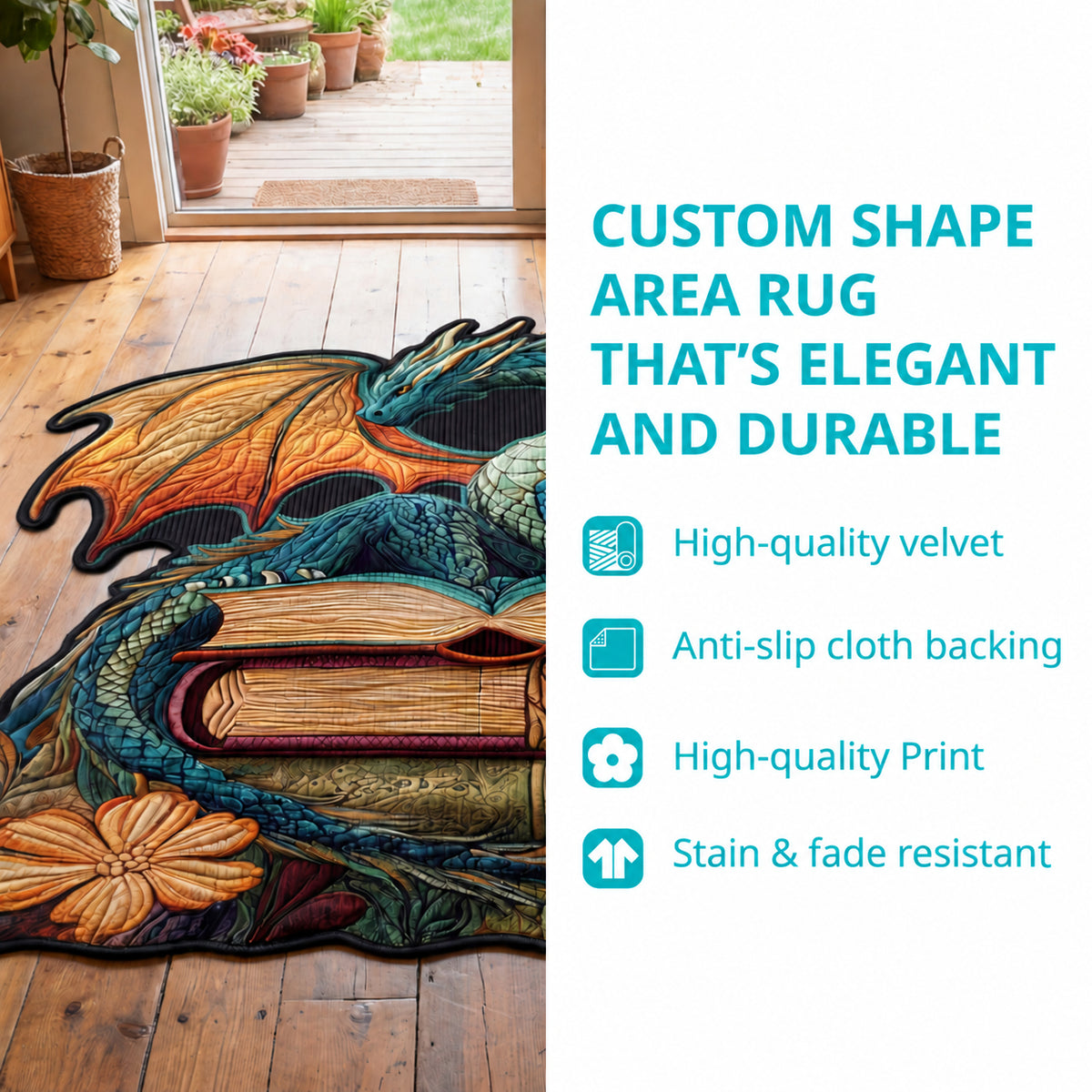 Dia De Los Muertos Celebration Custom Shape Area Rug SN0DV556