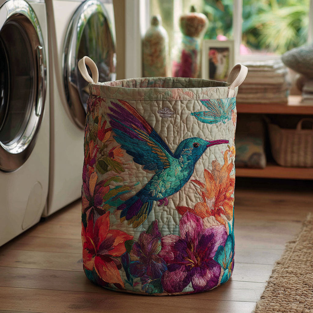 miyuki⭐︎NATURAL LAUNDRY Hummingbird Light Quilted Laundry Basket NCU0DDK521 – Seamnest