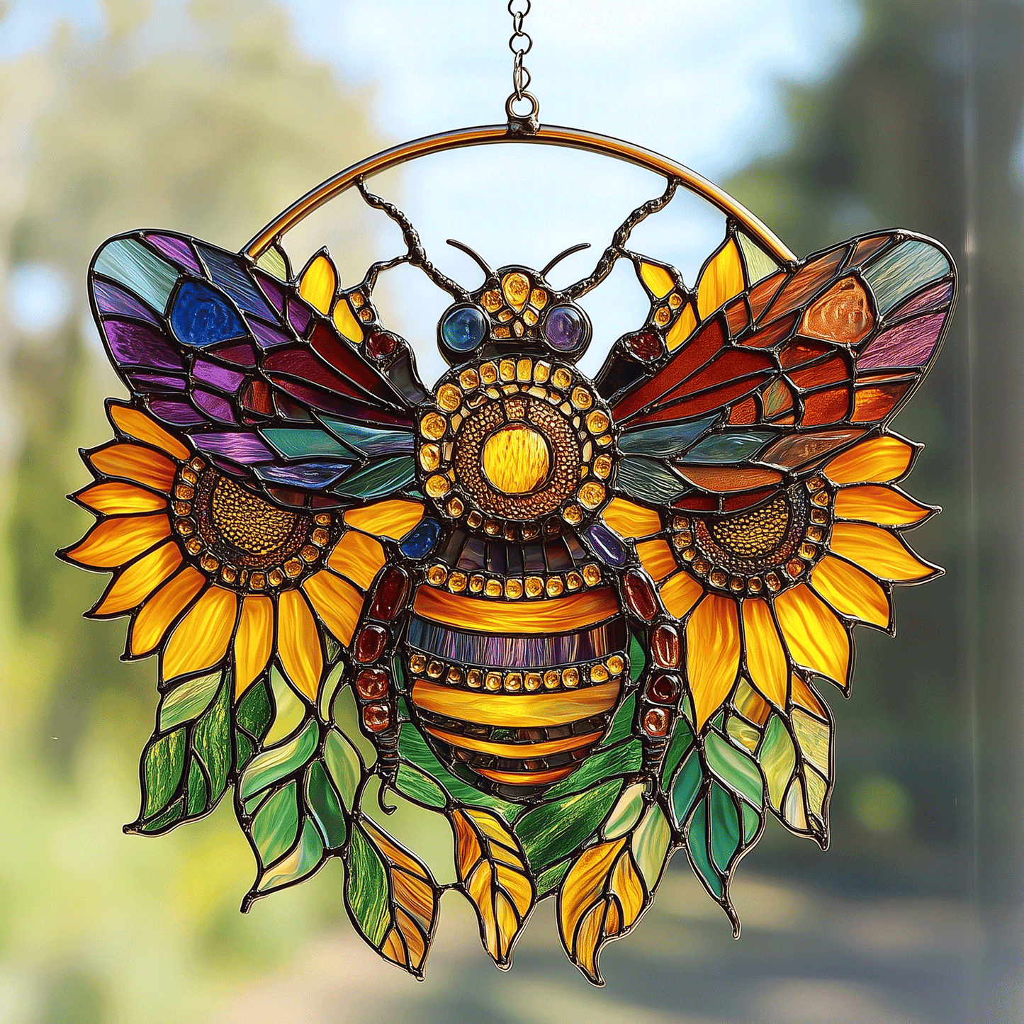 Majestic Honeybee - Window Hanging Suncatcher NCU0TH033