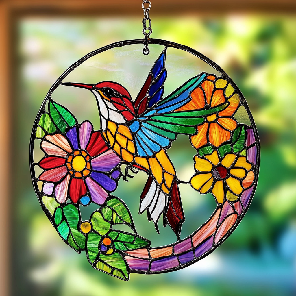 Winged Whisper - Window Hanging Suncatcher NCU0TH011