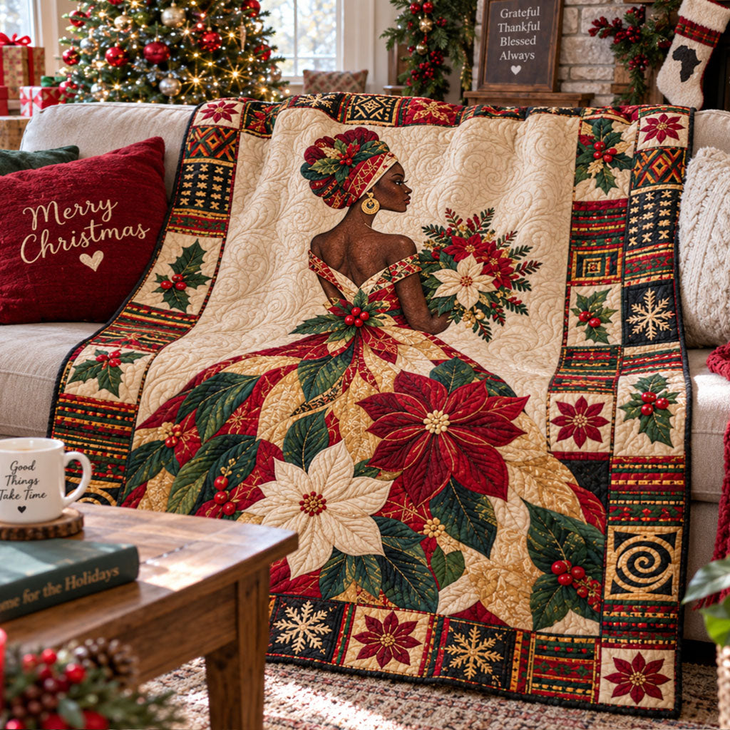 A Brighter Christmas Quilted Blanket SN0PT1294