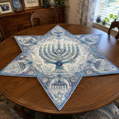 A Season to Remember Custom Shape Quilted Table Topper SN0PT771
