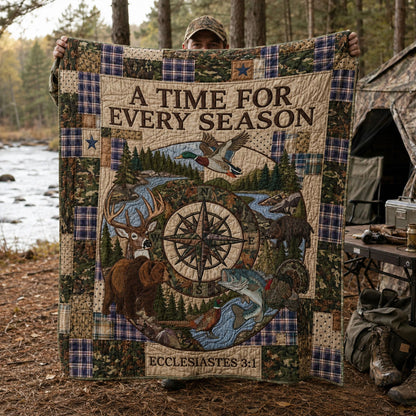 A Time For Every Season - Guided By Grace Quilted Blanket SN0PT053