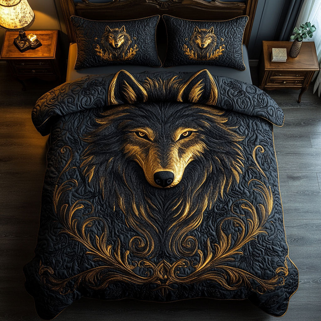 Alpha Spirit 3-Piece Quilted Bedding Set NCU0DV2754