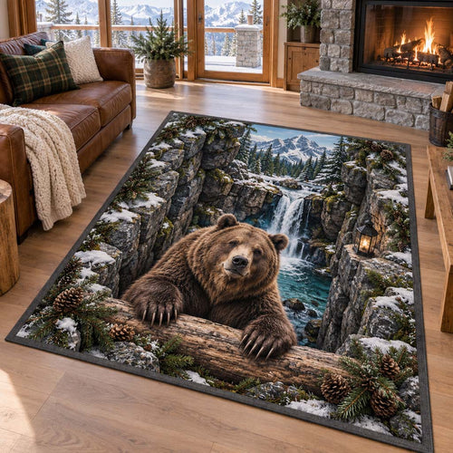 Alpine Bear Area Rug SN0HH0914