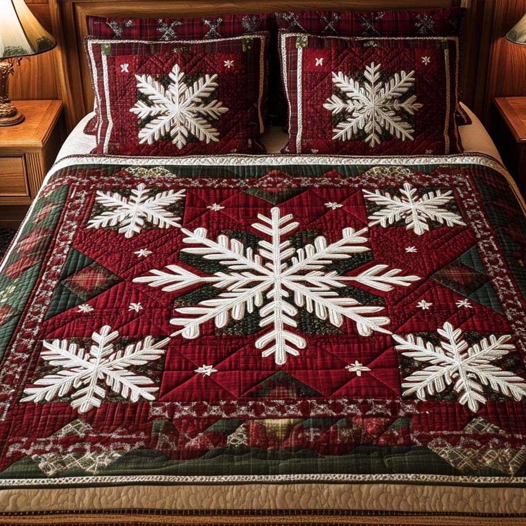 Alpine Charm 3-Piece Quilted Bedding Set NCU0NT2114