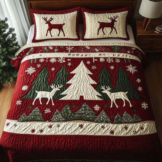 Alpine Cheer 3-Piece Quilted Bedding Set NCU0VH467