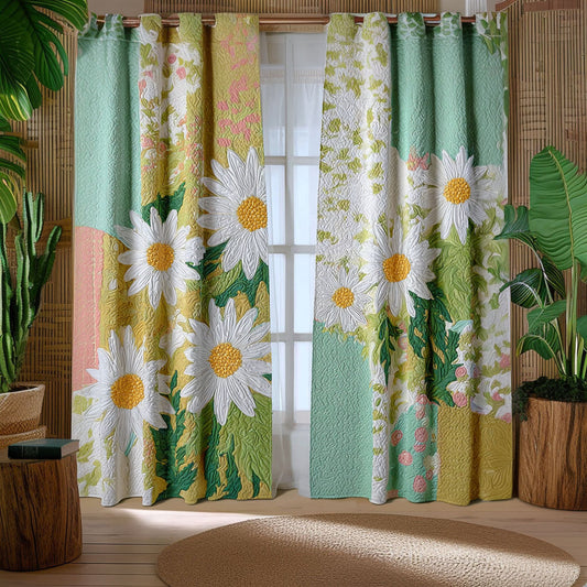 Alpine Daisy Dream Quilted Curtains NCU0TP0112
