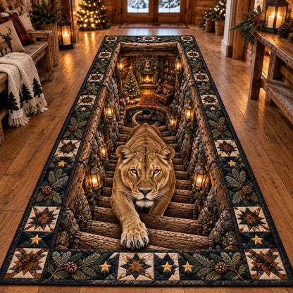 Amber-Eyed Lioness Runner Carpet SN0PT1257
