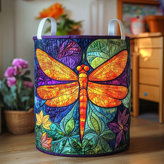 Amber Glow Flight Quilted Laundry Basket NCU0NXD824