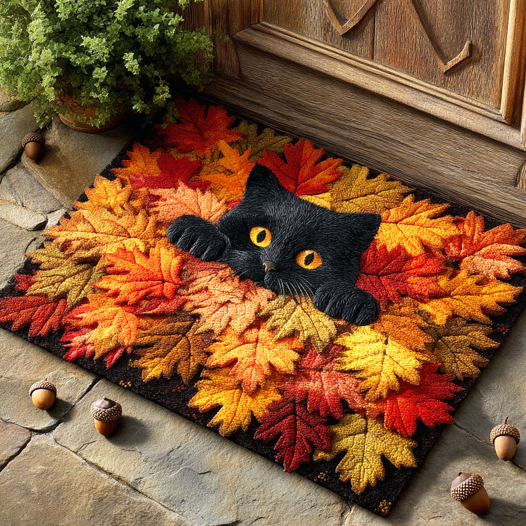 Amber Leaf Shadow Doormat NCU0TD653