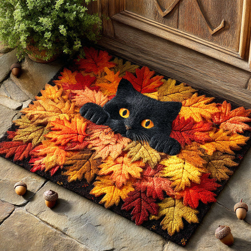 Amber Leaf Shadow Doormat NCU0TD653