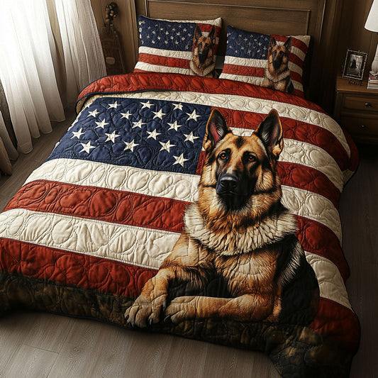 American Shepherd 3-Piece Quilted Bedding Set NCU0DV4246