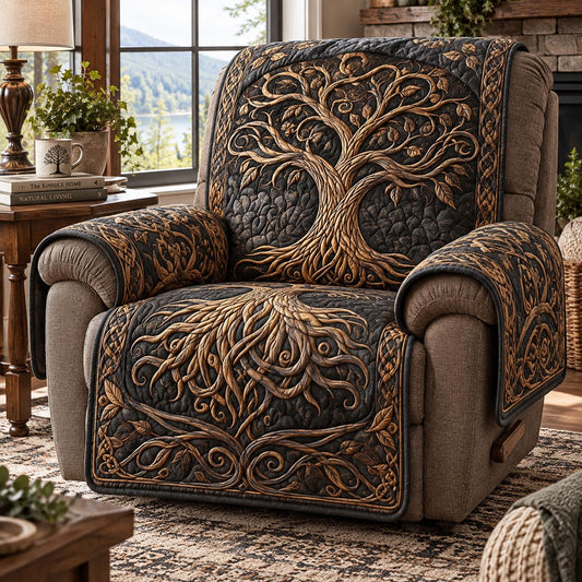 Ancient Roots Tree Quilted Sofa Cover SN0DV969