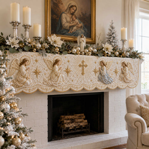 Angel Grace Quilted Mantel Scarf SN0TD350