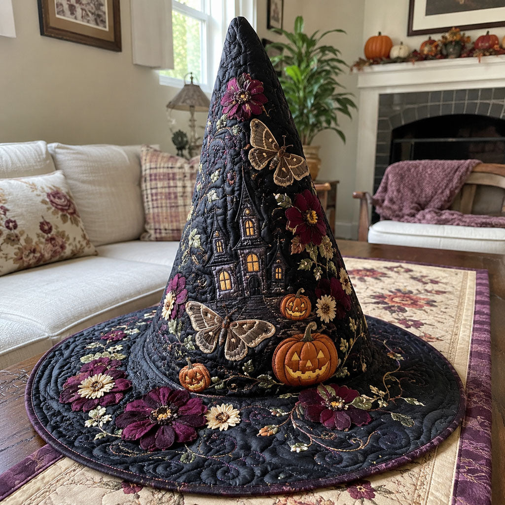 Antique Afterdark Quilted Witch Hat SN0PT591