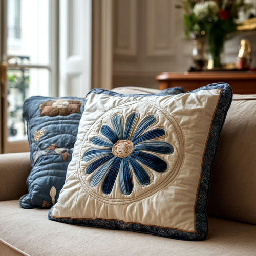 Antique Bloom Quilted Pillow Case NCU0PTT1478