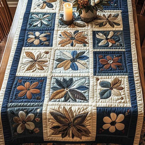 Antique Bloom Quilted Table Runner NCU0NVH453