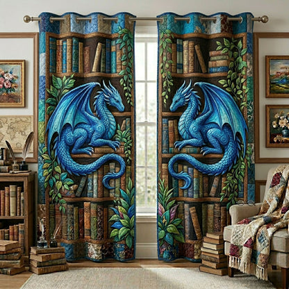 Arcane Dragon Quilted Curtains NCU0ND60
