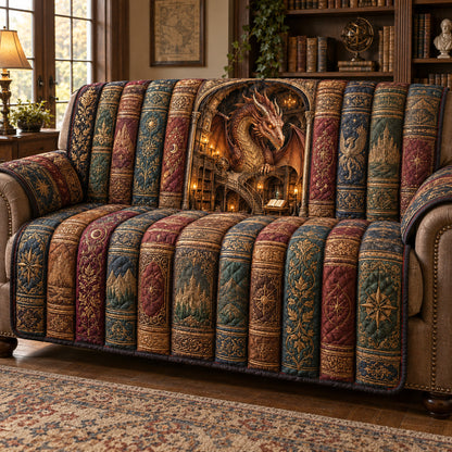 Arcane Guardian Quilted Sofa Cover SN0TV840