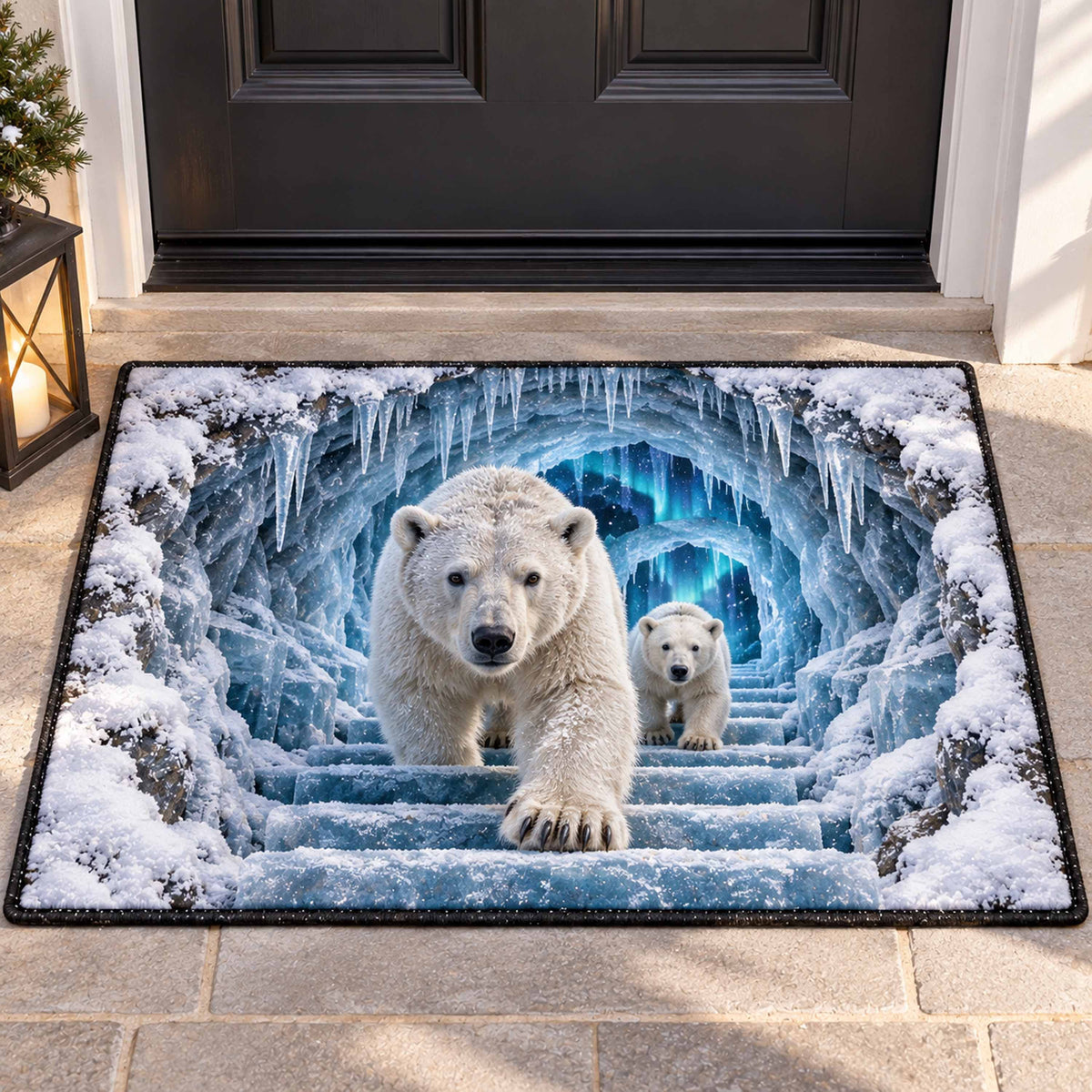 Arctic Polar Bear Doormat SN0TD984