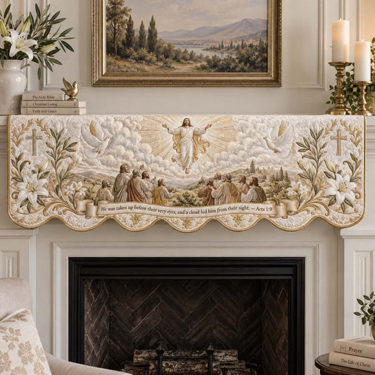 Ascension Light Quilted Mantel Scarf SN0HH0840