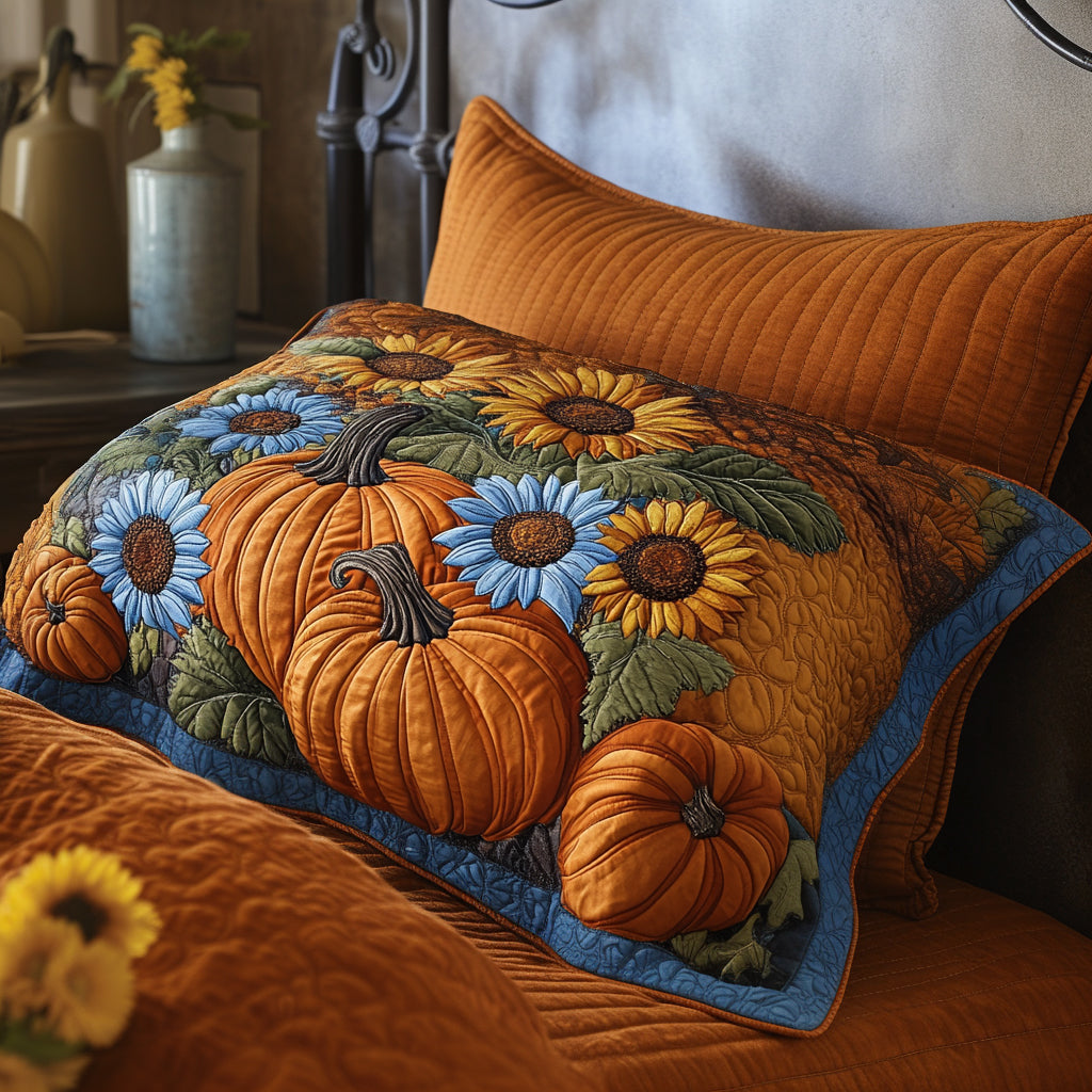 Autumn Bliss Quilted Bedding Pillow Case NCU0VL2872