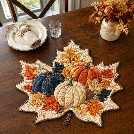 Autumn Bounty Custom Shape Quilted Placemat SN0TV025