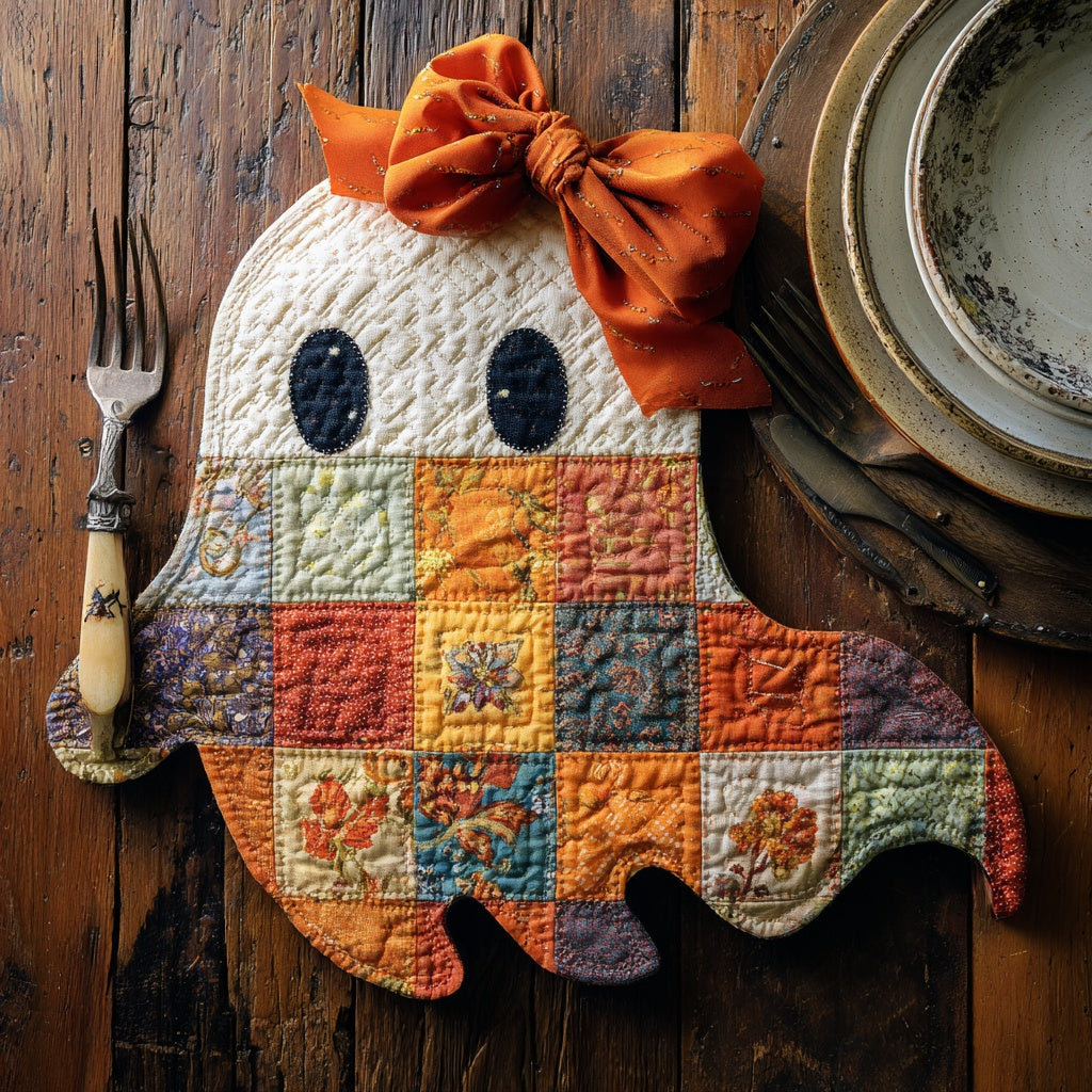 Autumn Bow Specter Custom Shape Quilted Placemat NCU0LV061