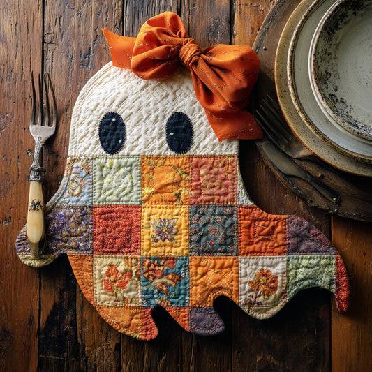 Autumn Bow Specter Custom Shape Quilted Placemat NCU0LV061