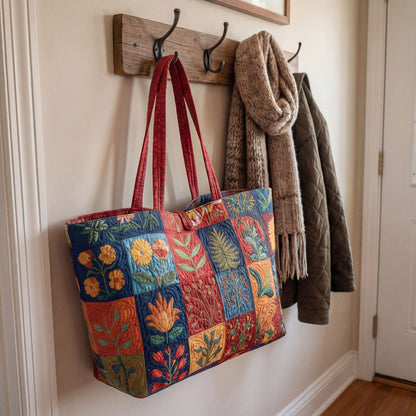 Autumn Charm Quilted Classic Tote Bag SN0K005