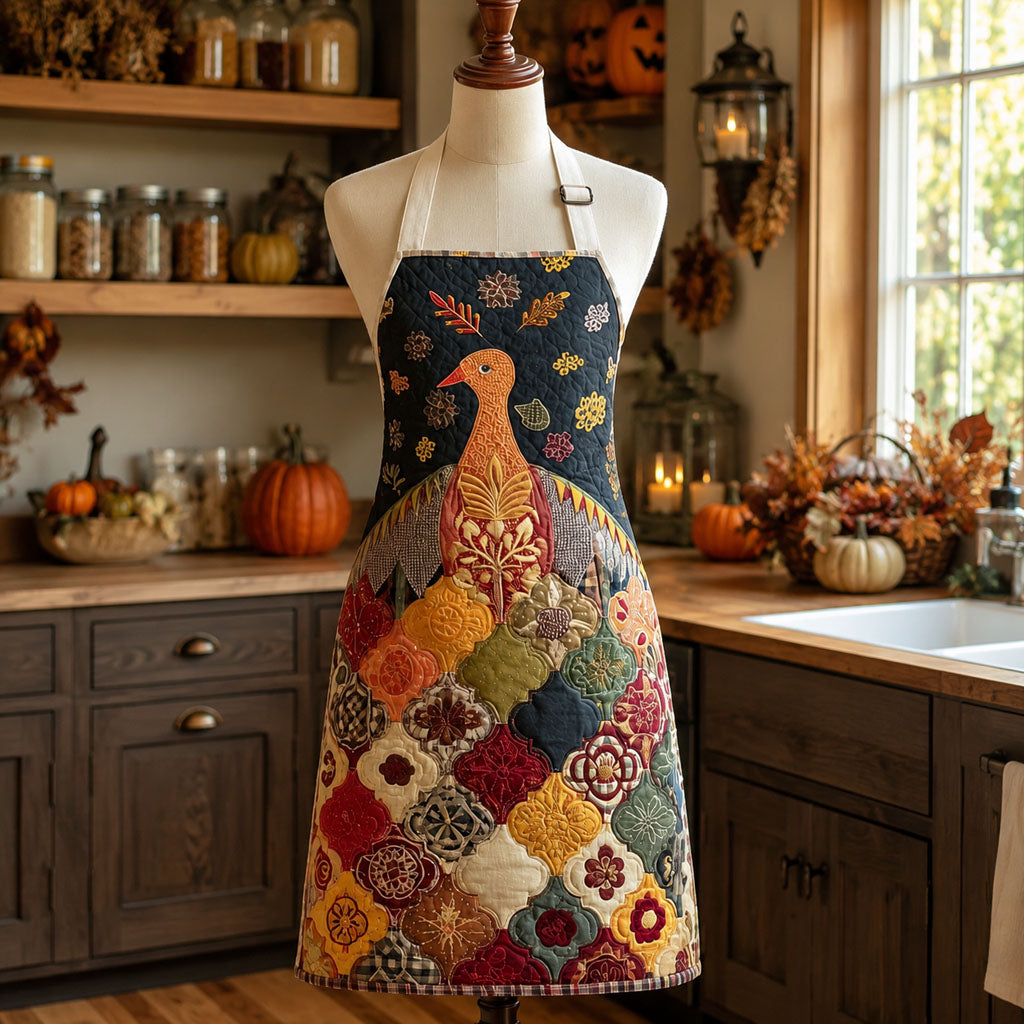 Autumn Mosaic Quilted Apron SN0PT280