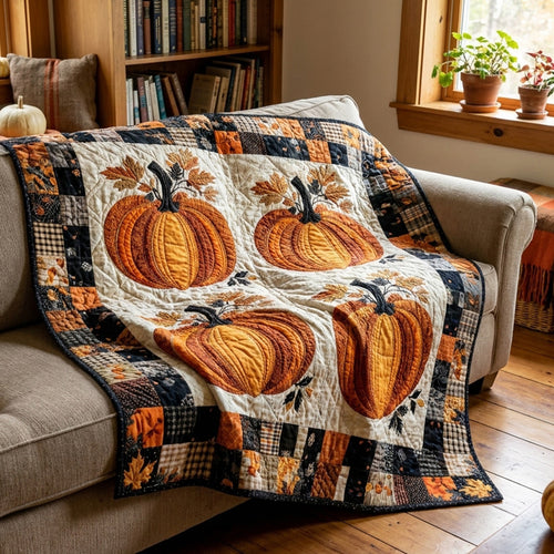 Autumn Orchard Glow Quilted Blanket SN0PT191