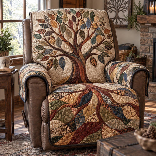 Autumn Tree of Life Quilted Sofa Cover SN0DV972