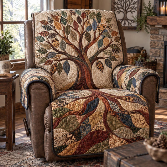 Autumn Tree of Life Quilted Sofa Cover SN0DV972