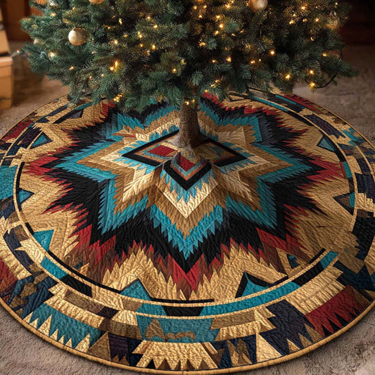 Aztec Star Horizon Quilted Tree Skirt NCU0NXD1039