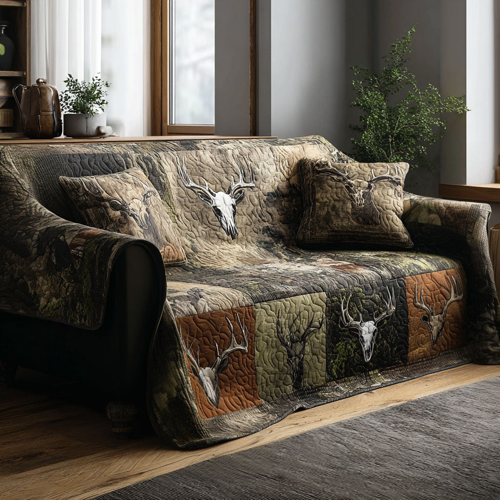 Backwoods Beauty Quilted Sofa Cover NCU0PTT2014