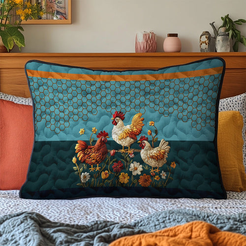 Barnyard Beauties Quilted Bedding Pillow Case NCU0DK5045