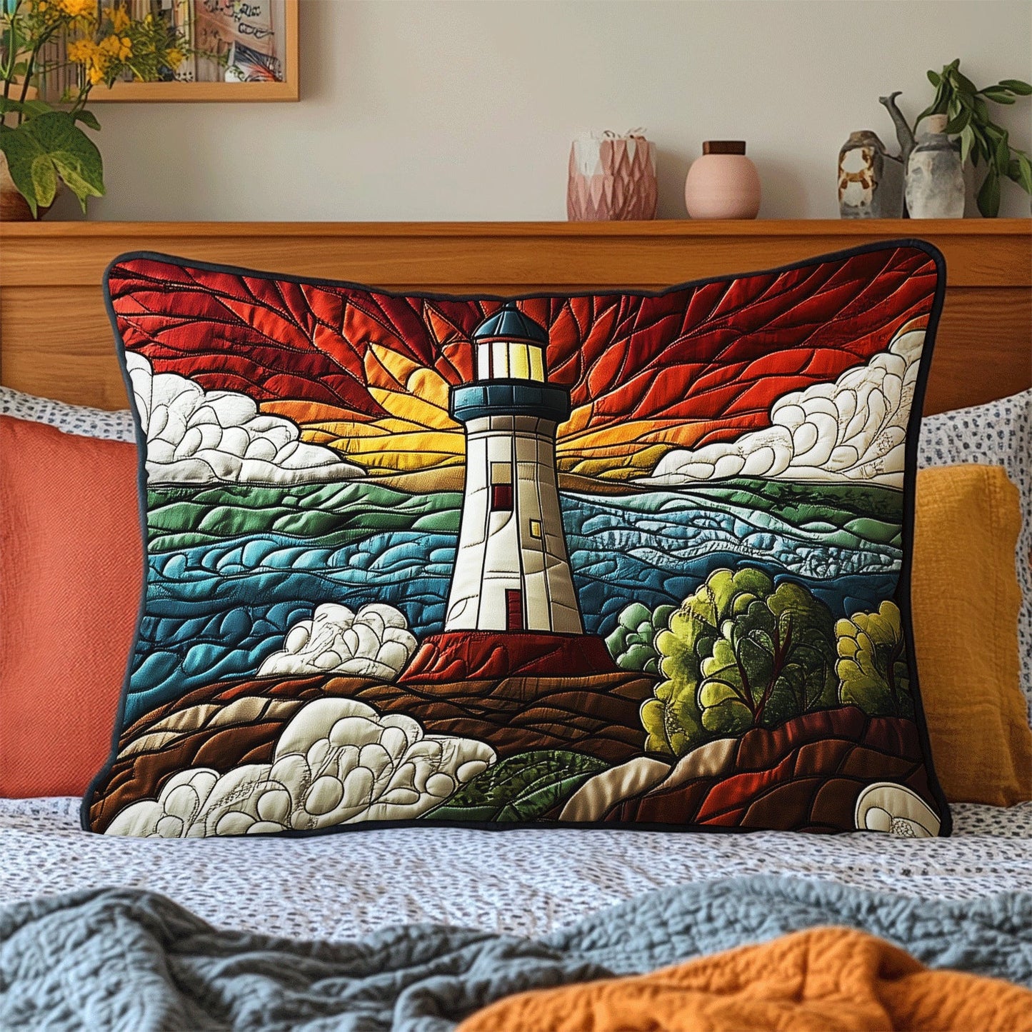 Beacon Glow Quilted Bedding Pillow Case NCU0DV3535