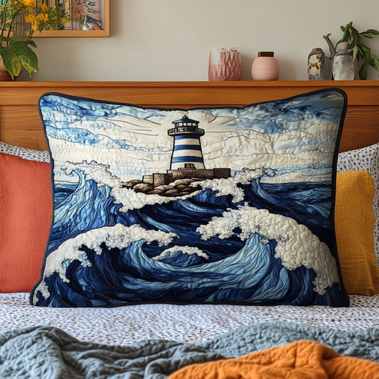 Beacon Waves Quilted Bedding Pillow Case NCU0NT3650