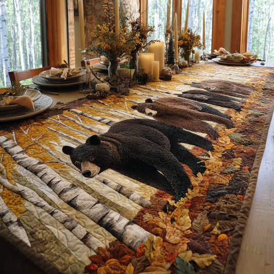 Bear Crossing Quilted Table Runner NCU0DV1035