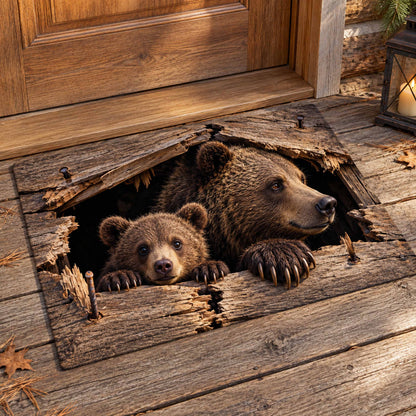 Bear Forest Path Doormat SN0TD981