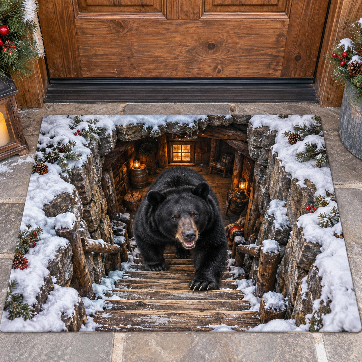 Bear Mountain Den Doormat SN0TV634