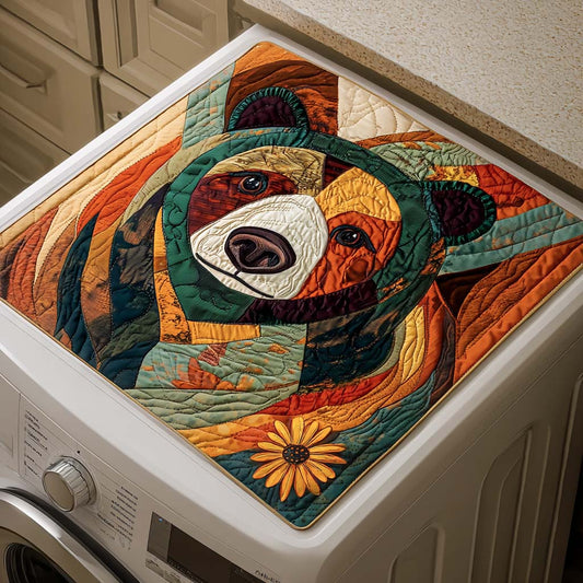 Bear Tracks Tale Quilted Washer and Dryer Cover NCU0NNT1322