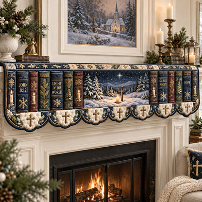 Bethlehem Blessing Quilted Mantel Scarf SN0TV575
