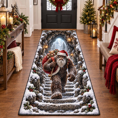 Bigfoot Christmas Runner Carpet SN0TD952