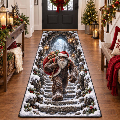 Bigfoot Christmas Runner Carpet SN0TD952