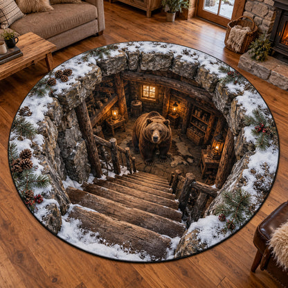 Bigfoot Mountain Hollow Round Carpet SN0TV624