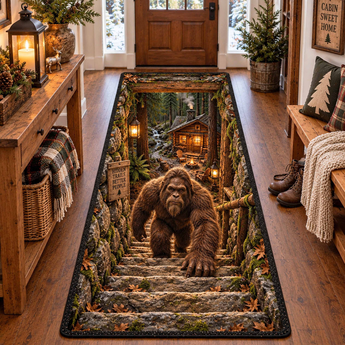 Bigfoot Mystery Runner Carpet SN0TD947